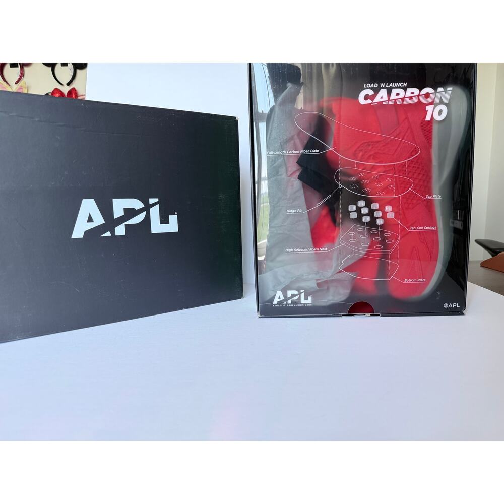 APL Concept X Carbon 10 Laser Red/Silver/White Men's 9/Women's 10.5 NIB